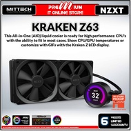 NZXT Kraken Z63 280mm AIO Liquid Cooler with LCD Display | 2.36” LCD Screen Capable Of Displaying 24-bit Color