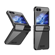 Samsung Galaxy Z Flip 6 Case with Screen ProtectorHinge Protection Anti-Fingerprint Shockproof Elect