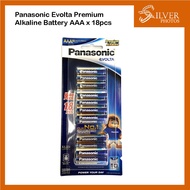 1pk (18pcs) Panasonic Evolta AAA (3A) Premium Alkaline Battery