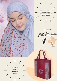 🔥PROMOSI🔥Telekung Siti Khatijah SAKURA-FREE BAG+FREE GIFT(ETA:2024-3-31)