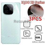 Carbon Fiber Back Film For Vivo IQOO Z9 5G IQOOZ9 5G IQOOZ 9X Z9X Turbo 5G 2024 Matte Carbon Fiber S