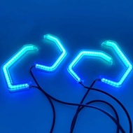 Car Modified Spoon Light LED Aperture Special-Shaped Angel Eye Headlight Daytime Running Light Phant