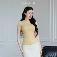 Áo thun KAYLIN form Basic chất vải thun cotton co giãn phong cách BST Hè 2025 - N2463