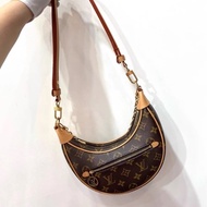 芯片款 LV loop 新款 老花 豌豆包 月亮包