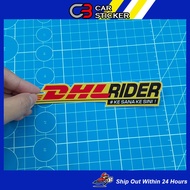 DHL RIDER KE SANA KE SINI STICKER / M029