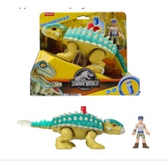 Mattel Jurassic World Imaginext Bumpy & Ben Ankylosaurus Toy Dinosaur