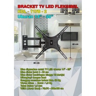 Home Design HDL 117B WALL-MOUNTED TV BRACKET LCD LED TV 14 - 42 INCH MAX 35KG TV BRACKET STURDY, STR