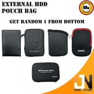 Toshiba / Seagate / OEM External HDD Storage Pouch Bag (NEW)