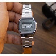 Casio A168WA-3A Vintage Design Digital Stainless Steel Unisex Classic Watch