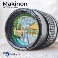 เลนส์ Auto Makinon MC 135mm f/2.8 Telephoto Prime Mount FD