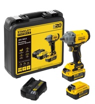STANLEY SBW920M2K-B1 บ๊อกซ์กระแทก ไร้สาย 20V มอเตอร์ ไร้แปรง พร้อมแบตเตอรี่ 4.0Ah รุ่นใหม่!! New Ver