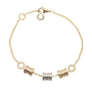 【二手】寶格麗BVLGARI B-zero1 Element 手鐲，腕圍 15-17 厘米，K18（黃金）/ K18WG（白K金）