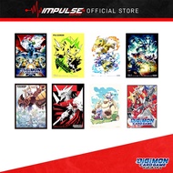 Digimon TCG Card Sleeves 2021 / 2022 - Pulsemon / Wargreymon / Imperialdramon / Machinedramon / Omeg