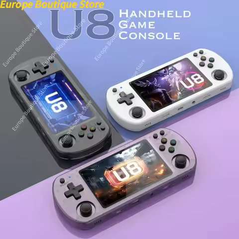 128G U8 Retro Handheld Video Game Console Linux System 4.0 Inch IPS Screen R35s Pro Portable Pocket 