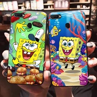 HK-64 Patrick Star Glass KACA Casing for OPPO Realme F7 A7 A12 F9 A12S A11K F5 A5S 2 Pro