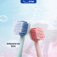 YIMI YTM Toothbrush  filament spiral fine soft spiral fur Adult Carbon fiber toothbrush