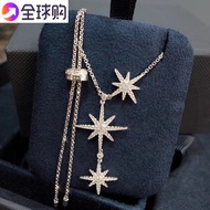 Hong Kong Authentic apm MONACO New Style baby Hexagram Necklace Sterling Silver Light Luxury Simple 