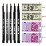 [Officestucio-Ready Stock] 12pcs Counterfeit Pen Fake Money Detector Markers for EURO USD RMB and Ot