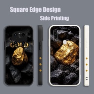 Casing For OPPO A3S/A5 A5S/A7 A12 A15/A15S A16S A12E A39/A57 Reno 5 A54 Gold Stone MKL89 Phone Case 