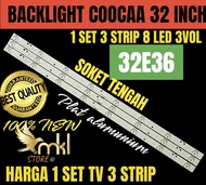 BACKLIGHT TV LCD LED COOCAA 32 INCH 32E36 32E36T