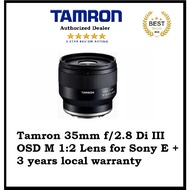 Tamron 35mm f/2.8 Di III OSD M 1:2 Lens for Sony E + 3 years local warranty