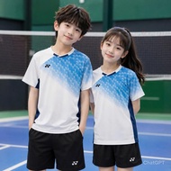 Professional Cool Badminton Clothing for Men and Women, Elastic, Standard Sports Form YN956