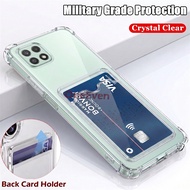 【Built-in Card Holder】For Samsung Galaxy Wide 5 6.6 inch SM-E426S SM-A226L Slim Transparent Soft Sil