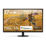 SONY 27型SDM-27U9M2 電競螢幕 INZONE M9 II 4K IPS/160Hz/1ms