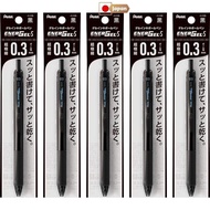 【Direct from Japan】Pentel gel ink ballpoint pen energel S 0.3mm black 5 pieces XBLN123-A