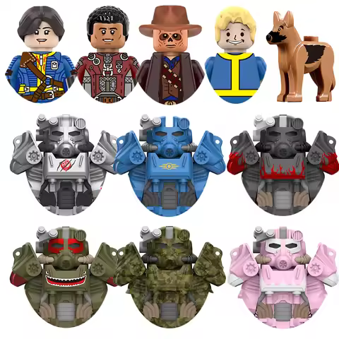 Fallout Mini Action Figures Bricks Educational Diy Toys Gifts for Children Mini Bricks Action Figure