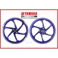 YAMAHA 125Z Y125ZR / Sport Rim/Cast Wheel (Line Putih) Biru GP (1.60/1.85) 100% Original HLY