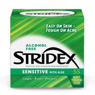 全新現貨 Stridex 無酒精水楊酸棉片 90片 (敏感肌適用)