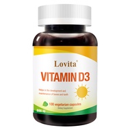 LOVITA Vitamin d3 Vegetarian Capsules 800IU (100 Capsules) (Vitamin d3)