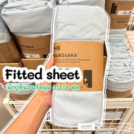 IKEA Fitted sheet ผ้าปูที่นอนรัดมุม ผ้าปูที่นอน 3/5/6 ฟุต *158 เส้นด้าย*