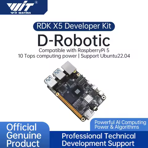 D-Robotics RDK X5 Robot Dev Kit 8GB RAM AI Large Model Sunrise 5 Chip 10TOPS Octa-core Cortex A55 fo