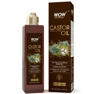 100% Pure Castor Oil -Cold Pressed For Hair Nails Eyebrow and Eyelash Growth For Women &amp; Men - Intense Moisturizer 200ml