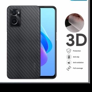 Oppo A96 A76 Anti-scratch Carbon Skin Back Screen Guard Protector Carbon Plastic