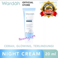 Wardah 1 Paket Lengkap Glowing Ori BPOM / Wardah Lightening Wardah Paket Siang Malam  20 ml Original 100%