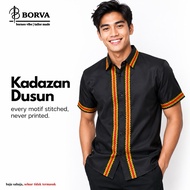 V1 Kadazan Dusun Traditional Clothes Baju Tradisional Sabah Borneo Lelaki Adult Corak 100% Sulam
