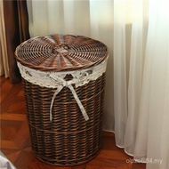 Penutup Kasut Rotan Buluh Bakul Rotan Bakul Rumah Bakul Buluh Gaya Amerika Fesyen Ruang Tamu Rotan S