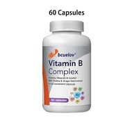 อาหารเสริมบีคอมเพล็กซ์ B12 B1 B2 B3 B5 B6   ให้อารมณ์ดีขึ้น สุขภาพระบบประสาท และการเผาผลาญพลังงาน