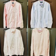 POLO RALPH LAUREN/GAP 牛津襯衫、毛衣 尺寸L-XL 粉紅色/淺藍色  誠可議