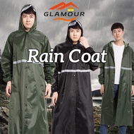 [SG] Raincoat Adult Maxfly Raincoat  Motorcycle with Reflective Strip Full Body Waterproof Hooded Raincoat