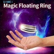 QINMEI Magic Ring Tricks, Floating Effect Gimmick Prop Magic Floating Ring, Magic Accessories Magic 