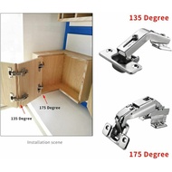135 Degree Corner Folding Kitchen Cabinet Door Hinge
