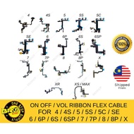 BS Compatible On Off Volume Flash Wireless Charging Flex Cable For 13 12 11 Xsmax Xs Xr X 5 6 6S 7 8