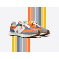 Kobal NEW BALANCE NB 327 Classic Replica Two-Color Stitching MS327SFC Orange Gray Men Women Styles A