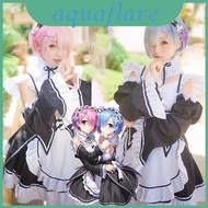 Beautiful Twins cosplay maid dress inspired by 'Zero Kara Hajimeru Isekai Seikatsu' featuring premiu