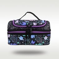 Australia smiggle original children's lunch bag girl handbag black purple star cat lunch box fruit insulation 9 inches