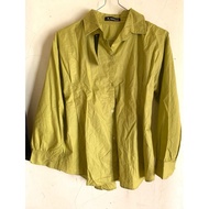 KEMEJA (preloved) blouse shirt top + admin